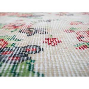 Vintage <b>Large</b> Area Pae-502 Hand Knotted Wool Rug Red & Orange Floral Pattern for Home Living Room Hallway Rectangle for Teens - Product Image 3