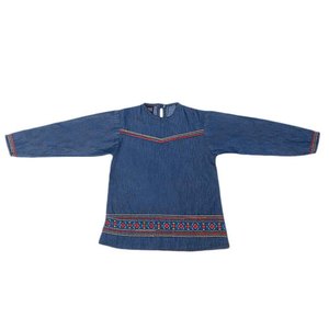 Chemise en jean brodée Chase Value pour filles - Bleu Tailles 3-10 ans - Product Image 2