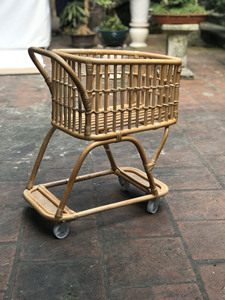 รถเข็นเด็กทารกแบบแฮนเมด,รถเข็นเด็กรถเข็นตุ๊กตาหวายรถเข็นเด็ก - Product Image 5