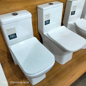 Chất lượng cao sứ vệ sinh khách sạn hiện đại tầng gắn gốm ngồi WC nhà vệ sinh commode một mảnh nhà vệ sinh bát - Product Image 2