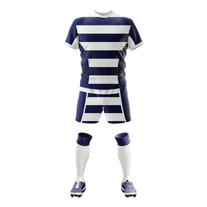Conjuntos de uniformes de equipo de Rugby transpirables por sublimación personalizada, camisetas, pantalones cortos, diseño unisex, servicio OEM personalizable - Product Image 3