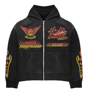 ชุดเซ็ตผ้าฝ้ายฟลีซเนื้อนุ่ม น้ำหนักเบา ระบายอากาศได้ดี เอวยางยืด สกรีนลายทั้งตัว สไตล์วินเทจ สีซีดแบบย้อมกรด สำหรับทุกเพศ ขายส่งแบบใหม่ - Product Image 4