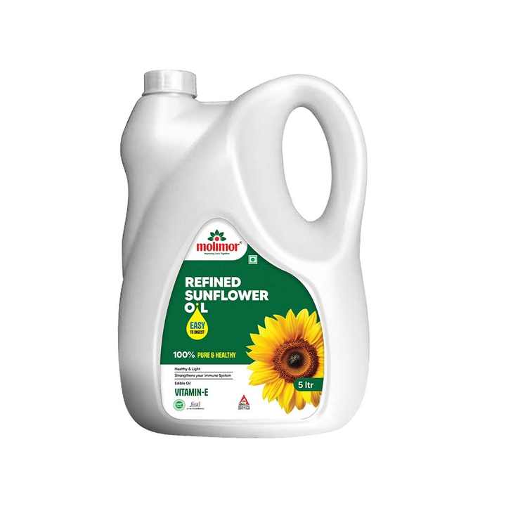 Healthy and Pure Refined Sunflower Oil Packed With Safety Refined Sunflower Oil Offered in Clean Secure Packaging