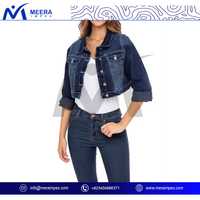 Vente en gros de nouveaux vêtements d'hiver pour femmes à la mode veste en jean pour femmes veste en jean pour femmes