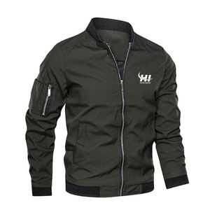 Blouson bomber de haute qualité, vêtement d'extérieur, coupe-vent, robuste, en vente - Product Image 1