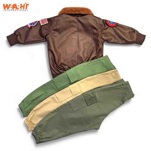 Chaqueta universitaria de cuero de bombardero de béisbol universitario para hombre personalizada de alta calidad con bordado de chenilla características de invierno OEM - Product Image 3