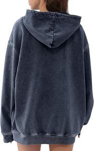 Sudaderas con capucha informales de invierno para hombre, color sólido, ajuste Regular, 100% algodón, Polar, secado rápido, respetuoso con el medio ambiente, transpirable - Product Image 4