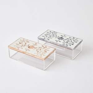 Boîte à chocolat en bois et acrylique de style arabe avec incrustation de nacre, spécial fête des mères, vaisselle pour le Ramadan, emballage cadeau pour l'Aïd - Product Image 6