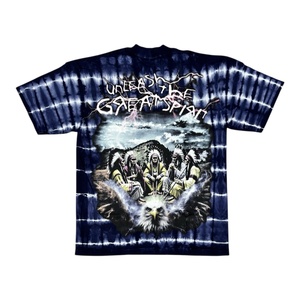 T-shirt pour homme The Great Spirit, 100% coton, coupe ample, manches courtes, design imprimé streetwear, anti-rétrécissement - Product Image 1
