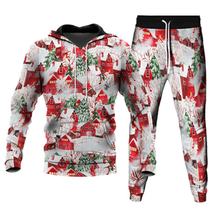 Survêtement de Noël saisonnier avec un style hivernal joyeux conçu pour la chaleur, la détente et un confort festif - Product Image 1