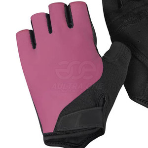 Gants de cyclisme en cuir haut de gamme pour hommes, respirants, légers, antidérapants, design demi-doigts pour l'hiver, fermeture auto-agrippante, personnalisables - Product Image 3