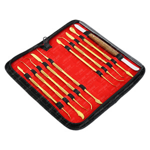 Professional 10pc Wax <b>Carving</b> Sculpting Set Carver Knives with <b>Wooden</b> Handle Double-Ended Clay Shaping Sculpture Jewelry Making - Product Image 2