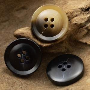 HORN BUFFALO NATURAL <b>BUTTON</b> Best Quality Buffalo Horn <b>Button</b> Blank Customization Size and Big and Short Size Available Agate - Product Image 3