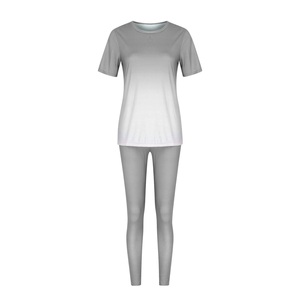 Survêtement décontracté deux pièces OEM ODM pour femmes Fabricant de vêtements de sport à la mode avec logo personnalisé - Product Image 5