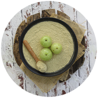 Polvo de Fruta Amla Orgánico Silvestre, Extracto Herbal Tradicional de la India, Grado Alimenticio, Confiable por Cientos de Años, Ayurveda