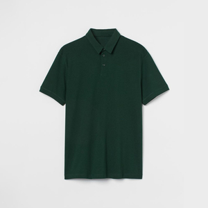 Camisa Polo de Manga Corta para Hombre, Informal, Tejida, de Color Sólido, Corte Regular, Cuello con Botones, Cómoda para Uso Diario, Estilo Elegante - Product Image 5