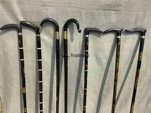 Mango de bastón de cuerno fuerte para uso resistente al aire libre y soporte para ancianos Tradebyd - Product Image 6