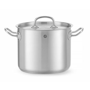 หม้อตุ๋นทรงสูง HENDI Kitchen Line ขนาด 5 ลิตร พร้อมฝาปิด 200x(H)160 มม. หม้อซุปและหม้อต้มน้ำสต๊อก - Product Image 1