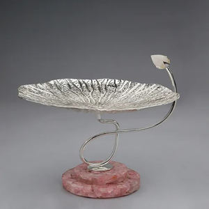 Handmade Kitchenware Stainless Steel Metal <b>Large</b> Round Serving <b>Bowl</b> With Hammered Design Silver for <b>Salad</b> Mixing <b>Bowl</b> - Product Image 4