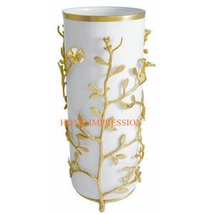 Branches Designer Couleur Or Base En Verre Transparent Centres De Table De Mariage Café et Resorts Vases À Fleurs et Pots Prix Attrayant - Product Image 4