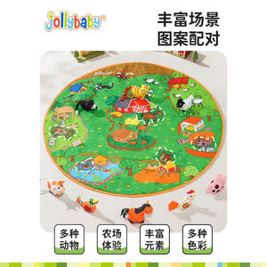 Couverture <span class=keywords><strong>de</strong></span> <span class=keywords><strong>jeu</strong></span> pour bébé personnalisée en stock avec jouet <span class=keywords><strong>de</strong></span> pleine lune, hochet éducatif anglais, <span class=keywords><strong>tapis</strong></span> <span class=keywords><strong>de</strong></span> <span class=keywords><strong>jeu</strong></span> pour l'apprentissage <span class=keywords><strong>de</strong></span> la petite enfance - Product Image 4