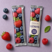 Sachets en aluminium imprimés sur mesure pour les compléments en poudre, les mélanges d'électrolytes et les boissons hydratantes