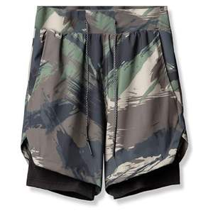 Pantalones cortos de malla transpirables 100% poliéster de secado rápido para hombre de tendencia personalizada - Product Image 5