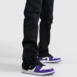 Oem Cargo Sweat Pants Hombres Streetwear Negro Cargo Pantalones Khaki Track Pantalones Tallas grandes Cargo Pantalones Hombres - Product Image 4