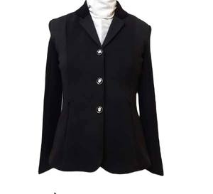 เสื้อแจ็กเก็ตเสื้อโค้ทสำหรับขี่ม้าผ้าโพลีเอสเตอร์แบบยืดได้4ทิศทางพร้อมโลโก้และกระเป๋าแบบซ่อนตามสั่ง - Product Image 2