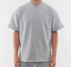 2026 Latest Arrival Men's <b>Blank</b> T-Shirts High Quality Streetwear Heavyweight Loose Fit Oversize Breathable with Digital Printing - Product Image 4