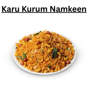 Natural Karu Kurum Namkeen | Mezcla de aperitivos con especias DEL SUR DE LA India tradicional | Namkin crujiente salado listo para comer - Product Image 2