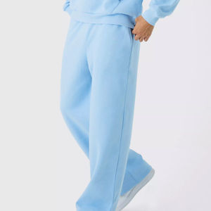 Ensemble de survêtement zippé tendance, avec sweat-shirt à capuche et pantalon de survêtement, effet délavé et patchwork, pour hommes et femmes - Product Image 4