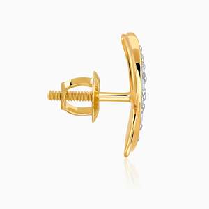 Pendientes de oro con diamantes Vlinder - Product Image 6