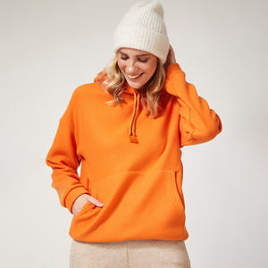 Sudadera con capucha y logotipo personalizado de 2 piezas para mujer, Sudadera corta con capucha y Sudadera con capucha para mujer, jersey con capucha OEM SI - Product Image 1