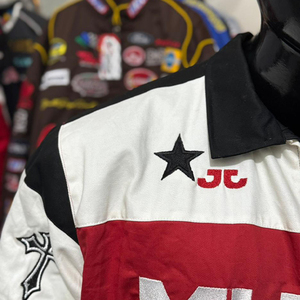 Veste de course respirante personnalisée OEM en gros, style vintage F1 NASCAR, avec logos brodés, en coton épais, été/hiver - Product Image 3
