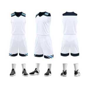 OEM personalizado sublimación Reversible baloncesto Jersey pantalones cortos camisa hombres baloncesto desgaste secado rápido entrenamiento equipo baloncesto uniforme - Product Image 5