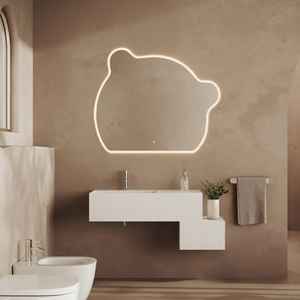 Mueble de Baño Suspendido de 120 cm con Espejo LED Giratorio y 2 Cajones, Lavabo de Resina Incluido - Product Image 2
