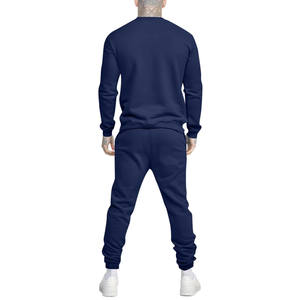Oversized Streetwear for <b>men</b> Cotton Winter <b>Men's</b> Custom Print Distressed embroidery Sweatshirt Pant Sets Acid Washed Tracksuits - Product Image 6