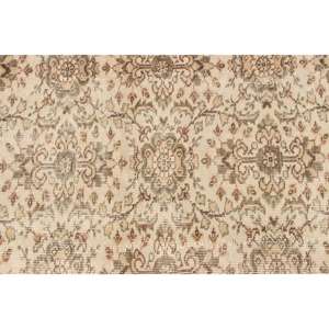 Alfombra Turca de 3.7x8.2 pies, Alfombra Vintage de Lana Ikat Marrón - Product Image 5