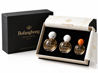 Flacon de parfum rond en verre de 30 ml, 50 ml, 100 ml avec pulvérisateur à pompe, emballage de parfum vide personnalisable de luxe, vente en gros
