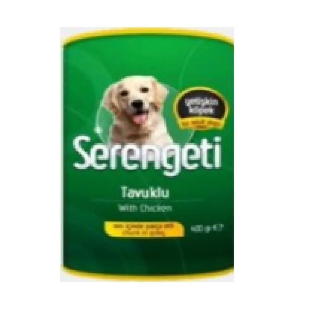 Serengeti Canned Dog Food With Chicken Food For Pets 400 gr High Quality Best Price Pets Food from Turkey