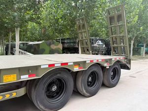 Excavatrice à col de cygne pour conteneur de remorque à lit bas pour semi-remorque de transport - Product Image 6