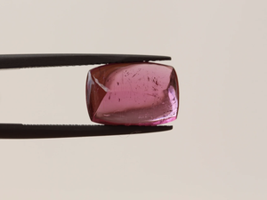 Rubellite พลอยเทอร์มาลินเบาะพลอยหลังเบี้ยเหลี่ยมเพชรพลอยหลวมสีแดงสำหรับเครื่องประดับที่ทำผ่านการรับรองสำหรับสร้อยคอแหวน - Product Image 4