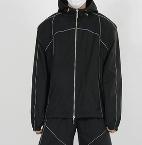 Sudadera Personalizada de Forro Polar 100% Algodón, Transpirable, para Hombre, Corte Regular, Reflectante, Impermeable, Resistente al Viento, de Alta Calidad, con Forro - Product Image 4