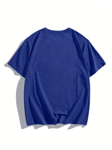 Camiseta de Manga Corta para Hombre, Verano 2025, Calidad Premium, Estampado de Brújula, Corte Holgado Informal, Talla Grande, Cuello Deportivo - Product Image 4