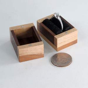 Handcrafted <b>Foldable</b> Reing <b>Box</b> for Jewelry Functional Design - Product Image 5