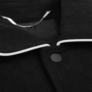 Custom Men Baseball Varsity <b>Jacket</b> Satin Panel <b>Corduroy</b> <b>Jacket</b> Baggy Outdoor Unisex Bomber Coat - Product Image 6