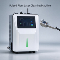 Machine de nettoyage au laser à fibre pulsée portable 50W, système d'élimination de la rouille, de la peinture et de l'oxyde, équipement de préparation des surfaces métalliques