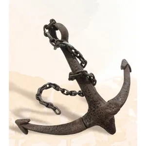 Ancre de base Design Métal plaqué argent Ancre de bateau Décoration de table de mariage de Noël Pièce maîtresse de haute qualité s - Product Image 6