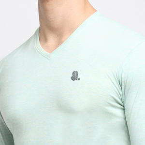 Wholesale <b>Men</b> Long Sleeve <b>V</b> <b>Neck</b> Cotton <b>T</b> <b>Shirt</b> <b>V</b> <b>Neck</b> <b>T</b> <b>Shirt</b> Custom Logo <b>Men</b> Long Sleeve <b>V</b> <b>Neck</b> Tee - Product Image 6